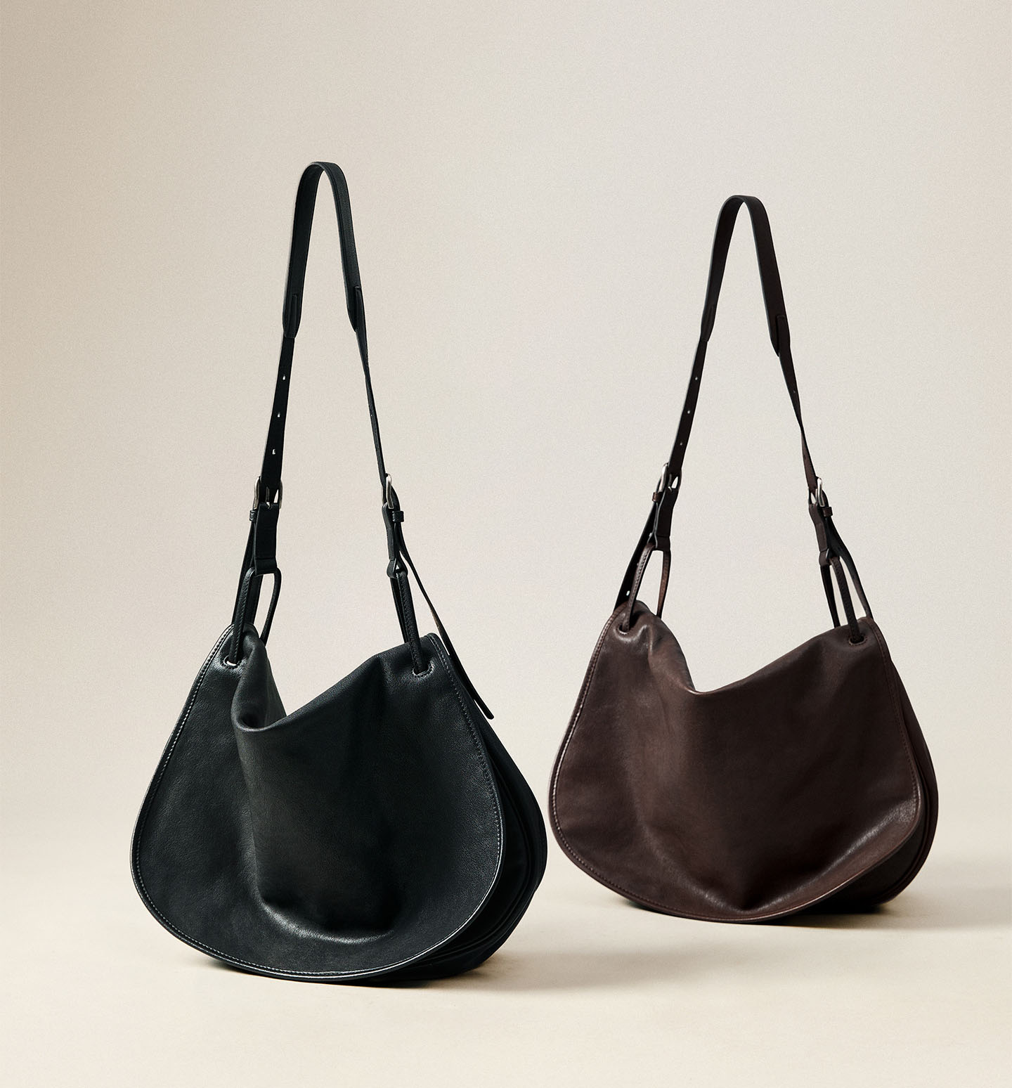 DEEPKEE 植鞣羊皮信使馬鞍包 斜挎單肩包 883 號