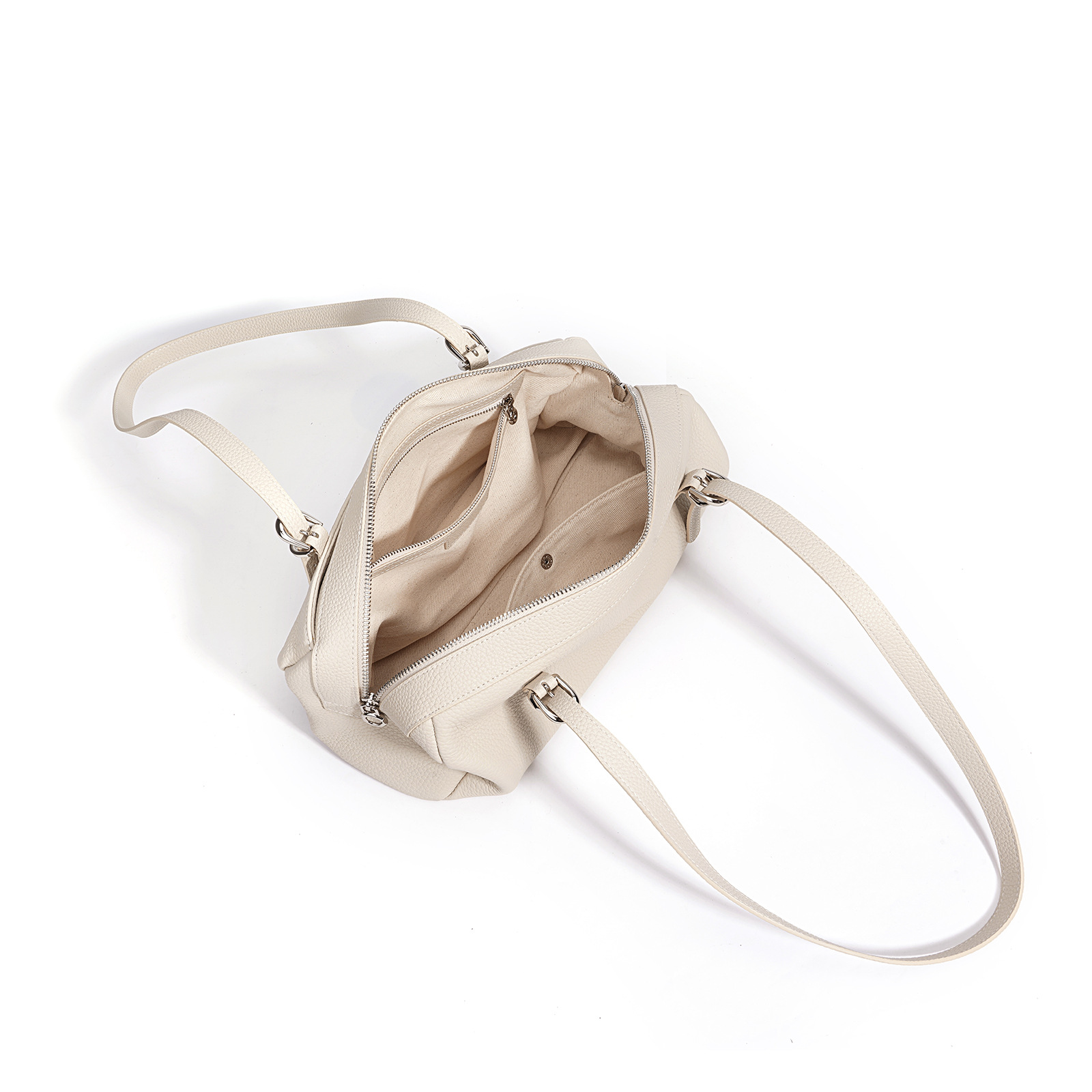 DEEPKEE 本革ボストンバッグ 復古高級通勤百搭款 FD3130B