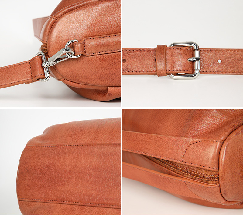 DEEPKEE ジャパ風潮真皮褶皺女包 19329C1 號