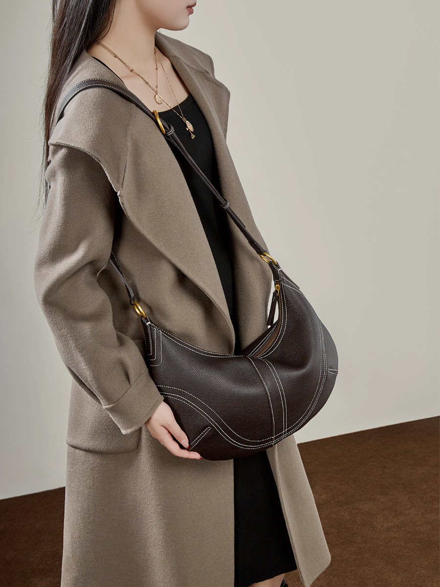 DEEPKEE 慵懶風ャパ本革餃子包 3279 號