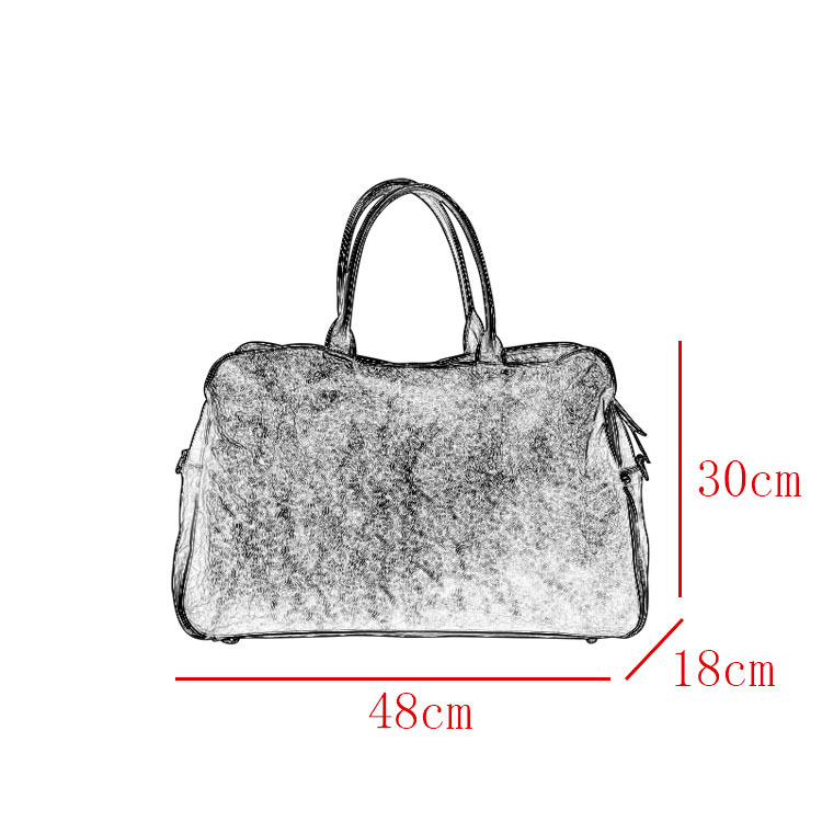 DEEPKEE 手作り真皮百搭旅行手提包 NT9757 號