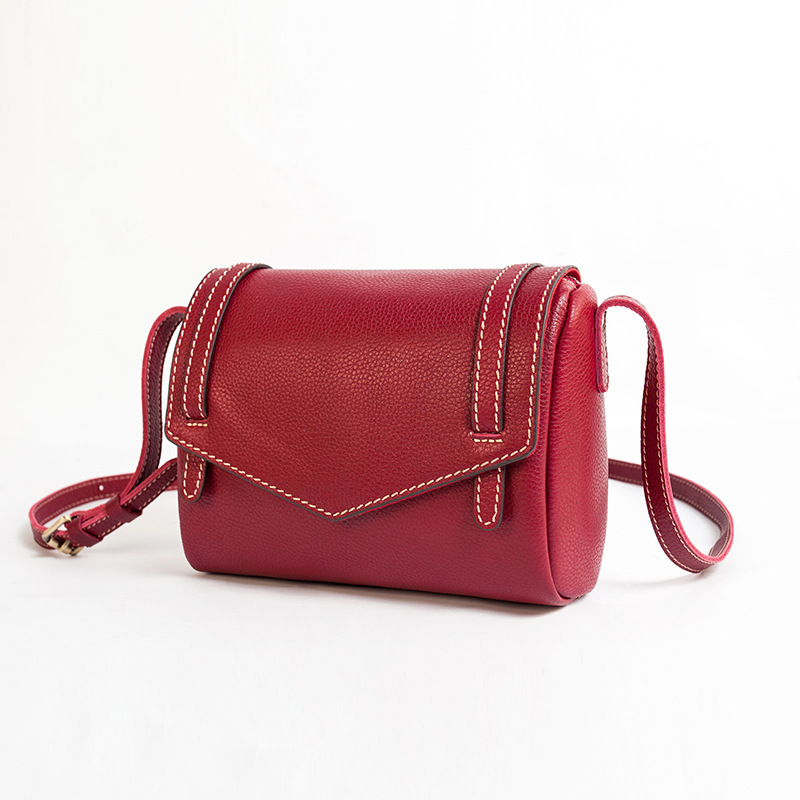 時尚百搭頭層牛皮小包2811號