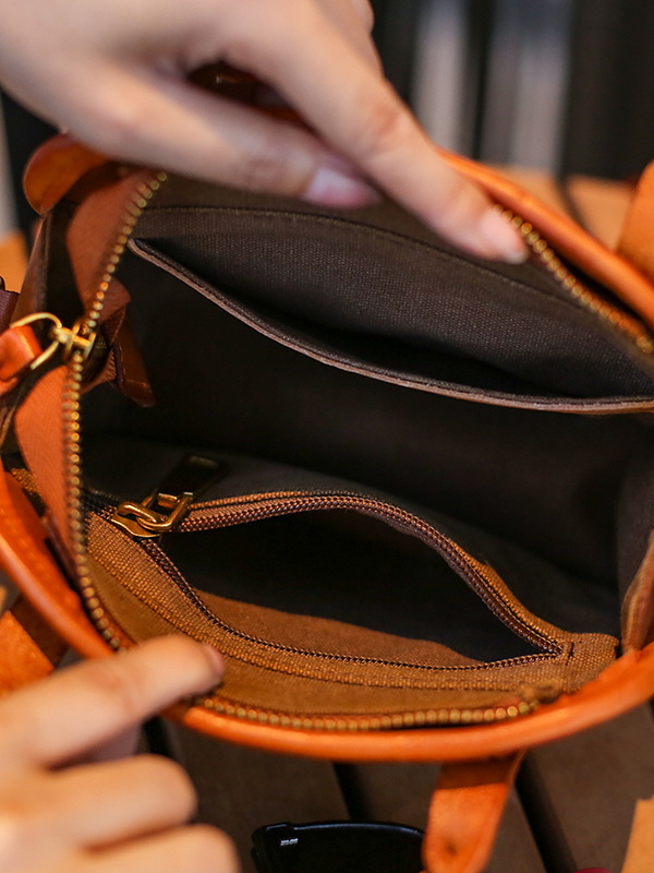 DEEPKEE 手工真皮編織包 頭層植鞣牛皮小方包 BZFB-001 號