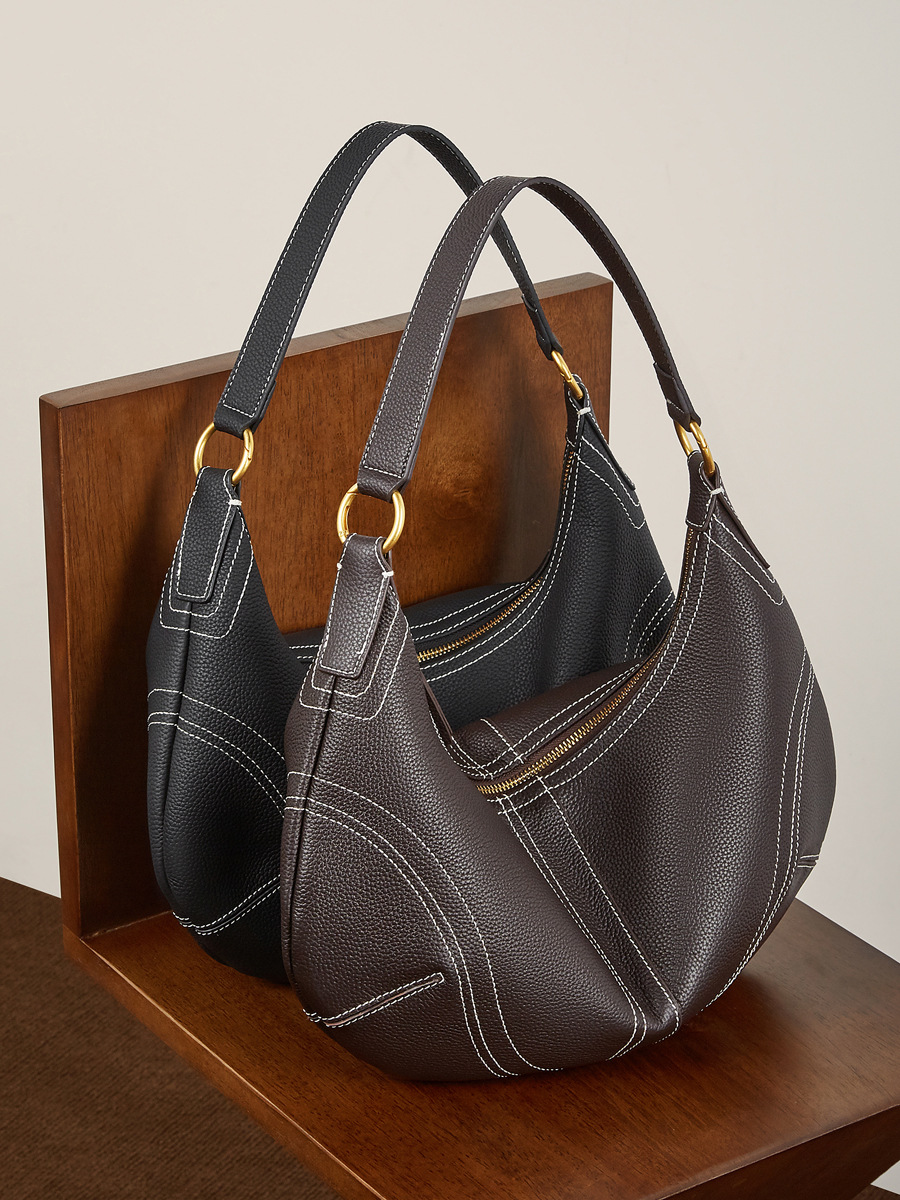 DEEPKEE 慵懶風ャパ本革餃子包 3279 號