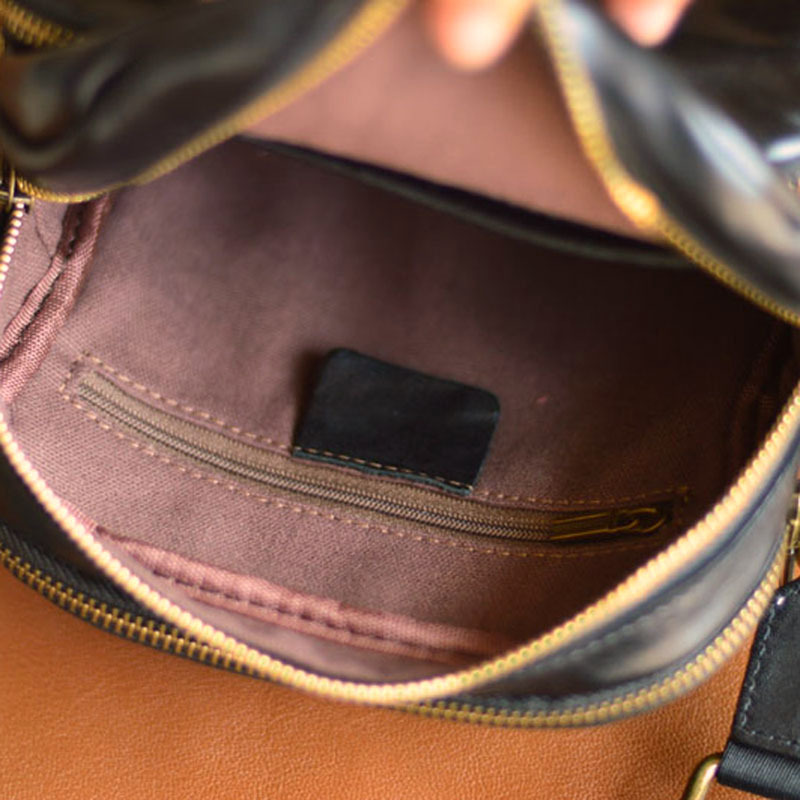 手抓紋真皮斜背包1299號