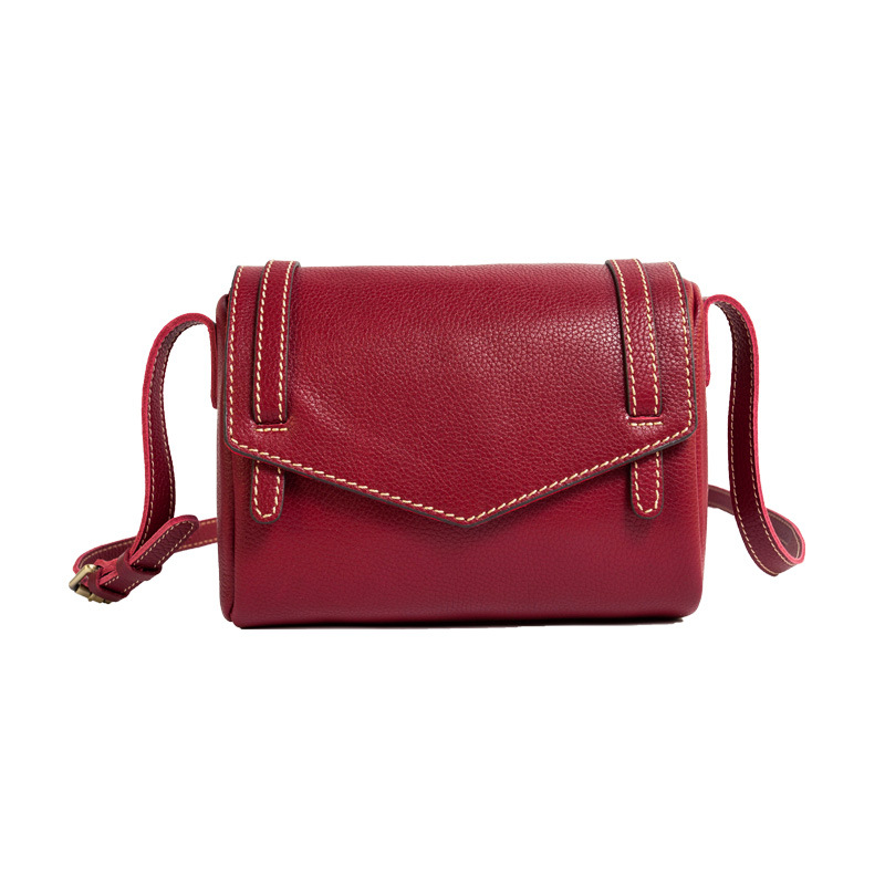 時尚百搭頭層牛皮小包2811號