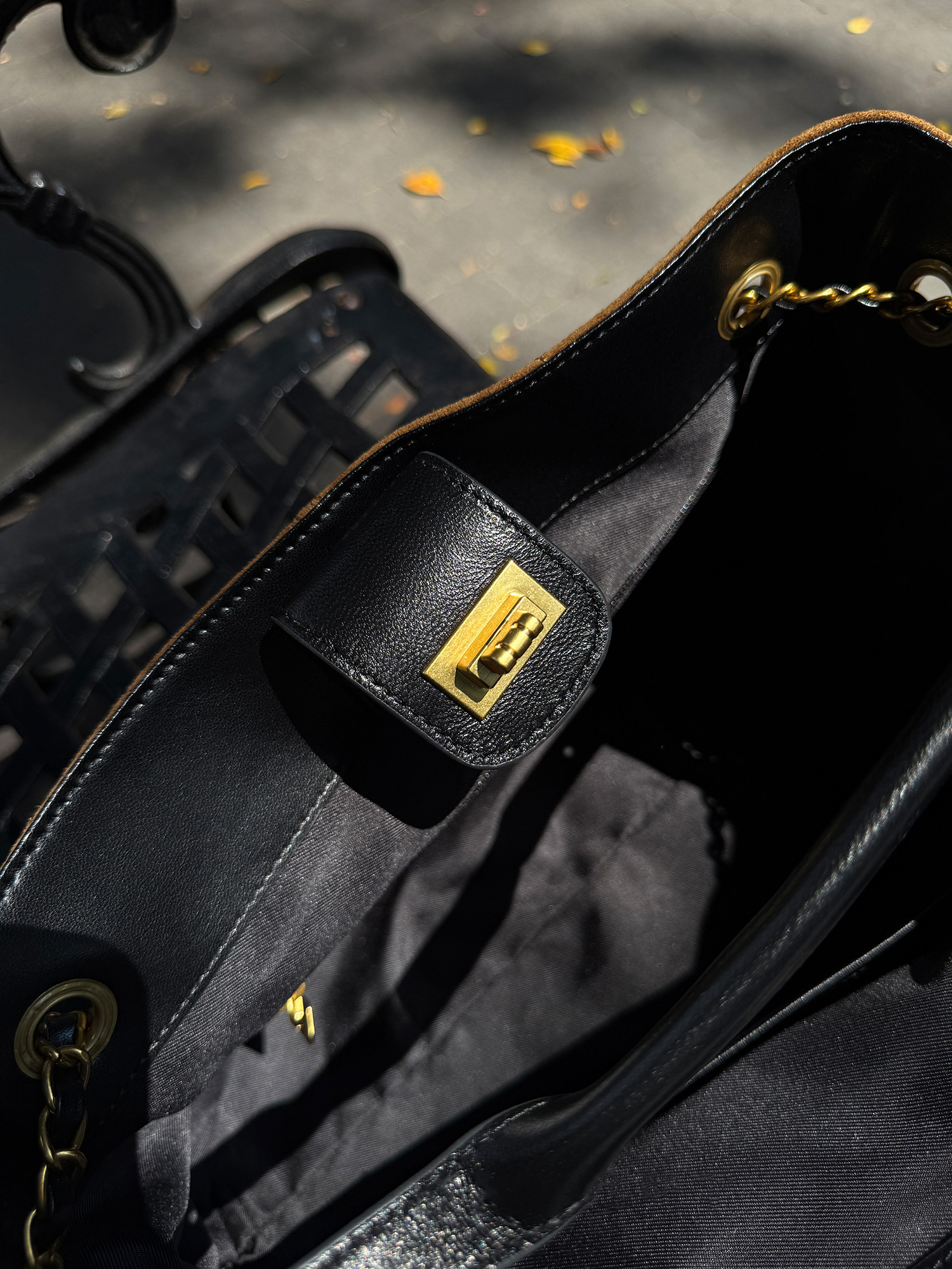 DEEPKEE 加工の牛革を使用 撞色腋下包 6275號