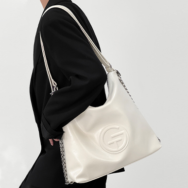 DEEPKEE-軟牛皮鬆弛感雙肩包A242號