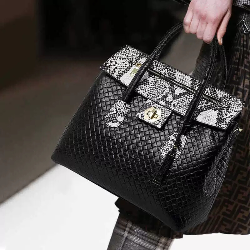 DEEPKEE-時尚皮革手提包 E0073號