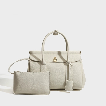 DEEPKEE-輕奢真皮手提公事包 17920號