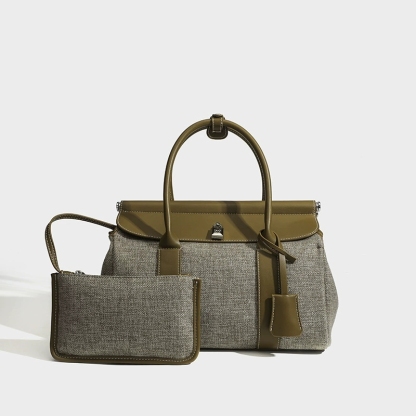 DEEPKEE-輕奢真皮手提公事包 17920號