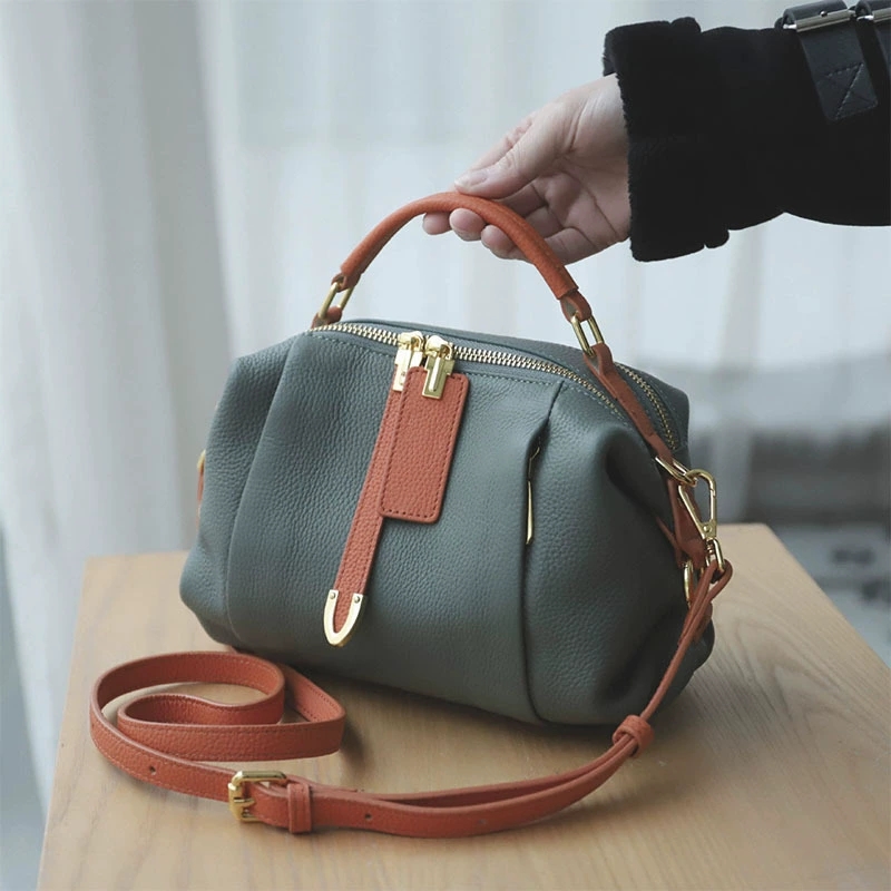 DEEPKEE-頭層牛皮枕頭包 5502 號