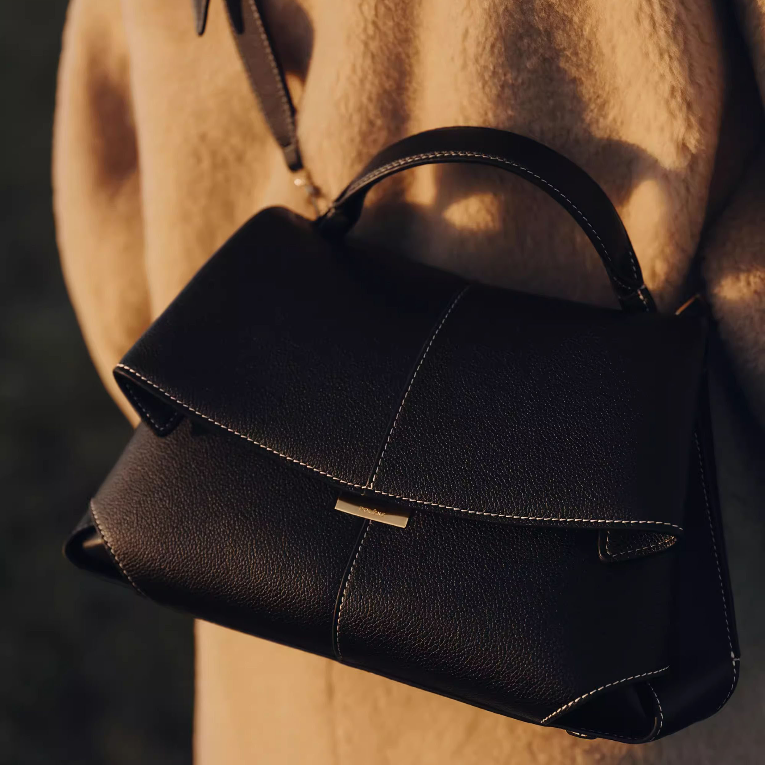 DEEPKEE-微笑包法國波靈恩小眾真皮女包 YY-8132 號