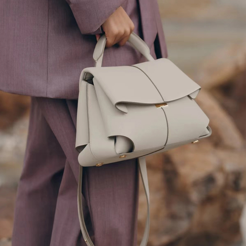 DEEPKEE-微笑包法國波靈恩小眾真皮女包 YY-8132 號