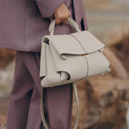 DEEPKEE-微笑包法國波靈恩小眾真皮女包 YY-8132 號