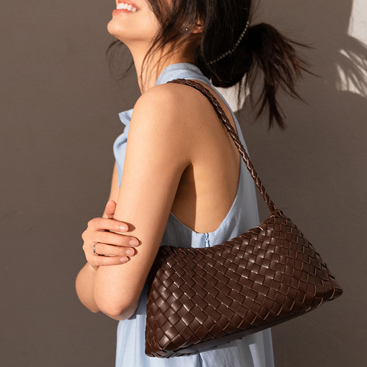 DEEPKEE-手工編織包款度假菜籃子女包 CR20 號