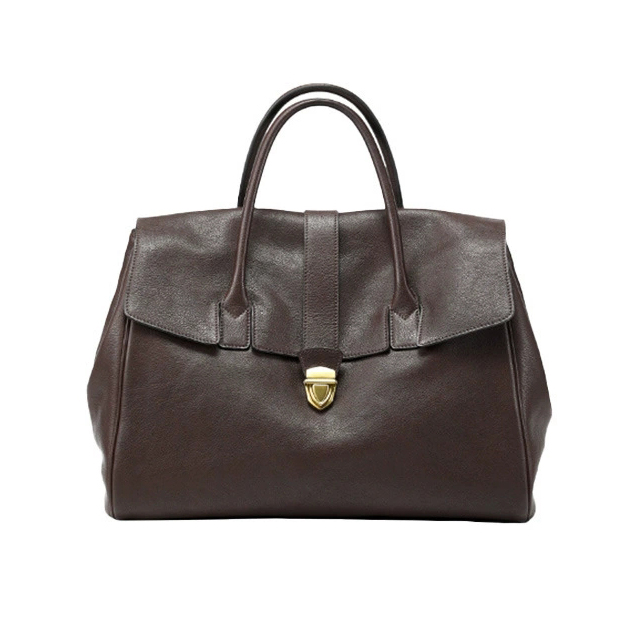 DEEPKEE-植鞣牛皮女士手提包 8630 號