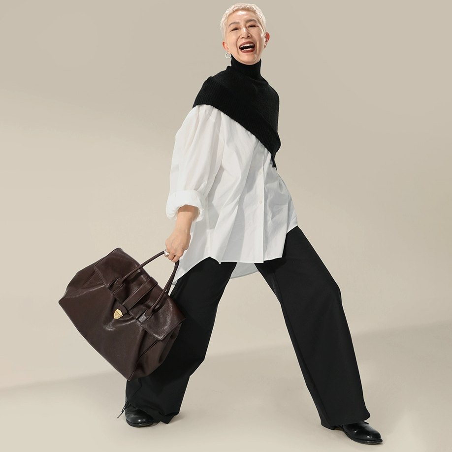 DEEPKEE-植鞣牛皮女士手提包 8630 號