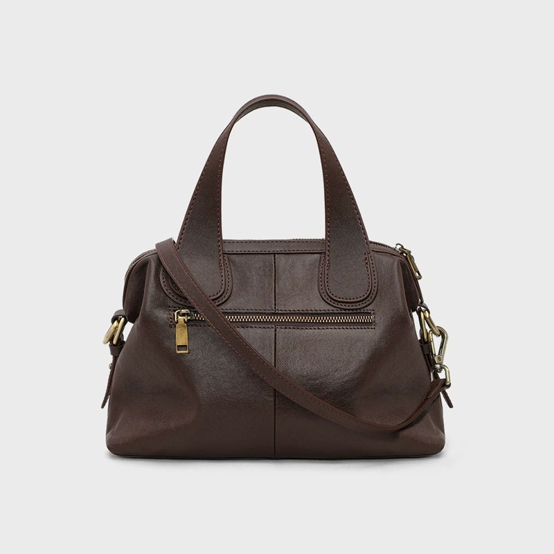 DEEPKEE-真皮大容量波士頓包手提包 V92663 號