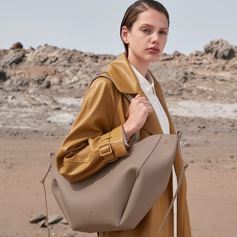 DEEPKEE-翅膀包 Cyme 牛皮手提包 5969 號