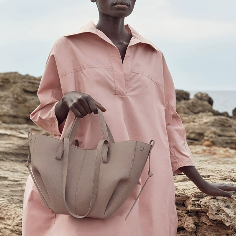 DEEPKEE-翅膀包 Cyme 牛皮手提包 5969 號