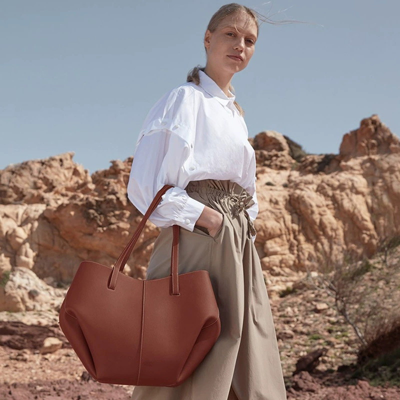 DEEPKEE-翅膀包 Cyme 牛皮手提包 5969 號