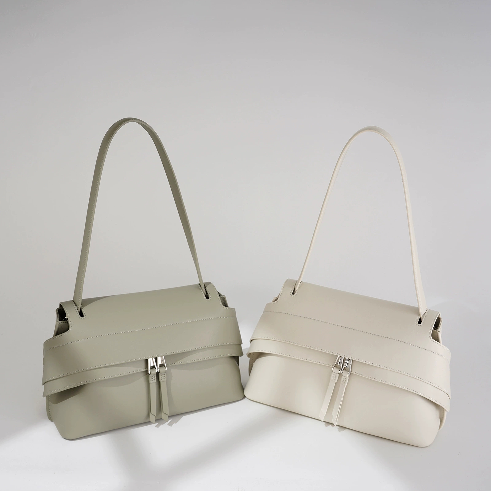 DEEPKEE-真皮百搭時尚個性大嘴包 XA2018 號