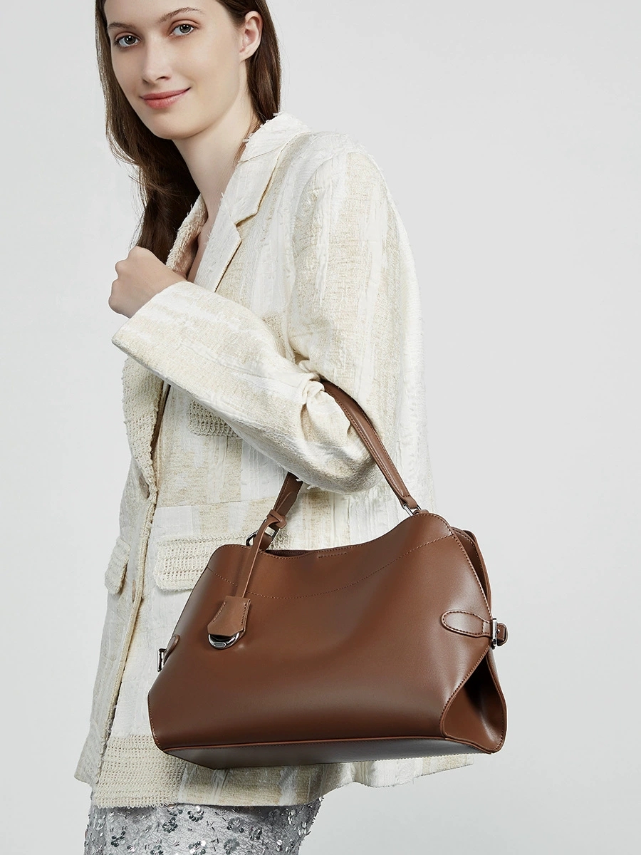 DEEPKEE-真皮高級感手提包 3067 號