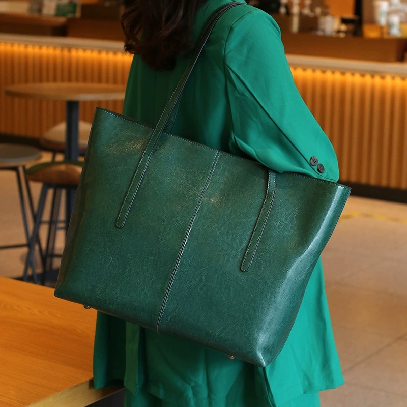 DEEPKEE-油蠟皮時尚百搭腋下包 0811 號