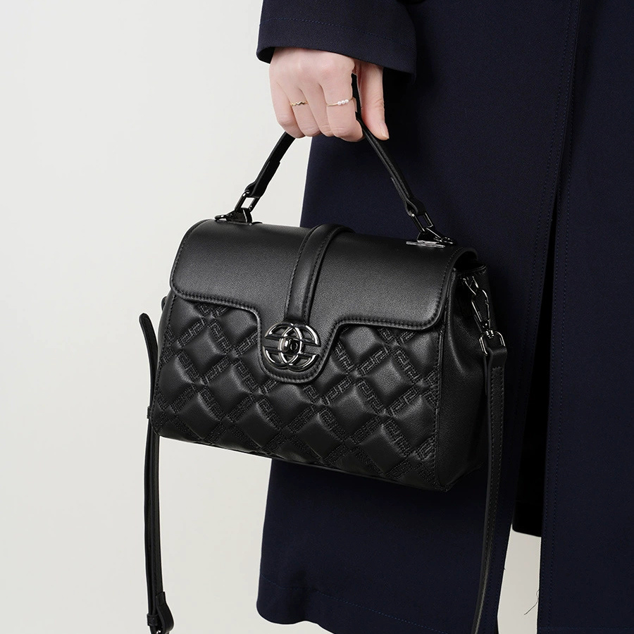 DEEPKEE-真皮菱格真皮鏈條小包 2578 號