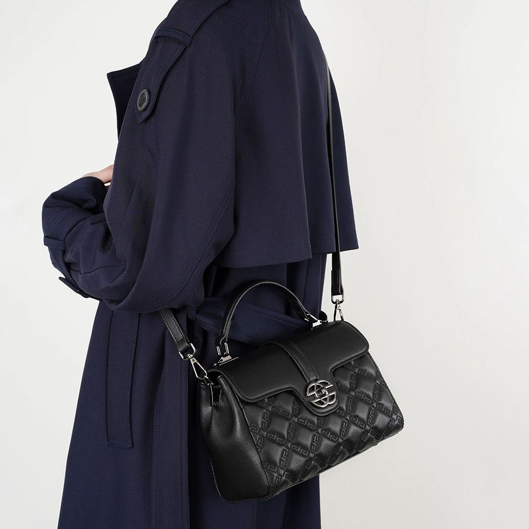 DEEPKEE-真皮菱格真皮鏈條小包 2578 號