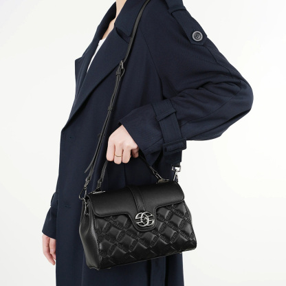 DEEPKEE-真皮菱格真皮鏈條小包 2578 號