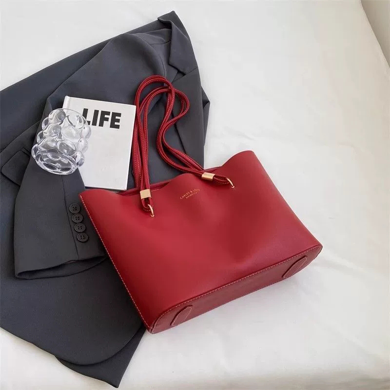 DEEPKEE-真皮休閒時尚單肩托特包 2296 號