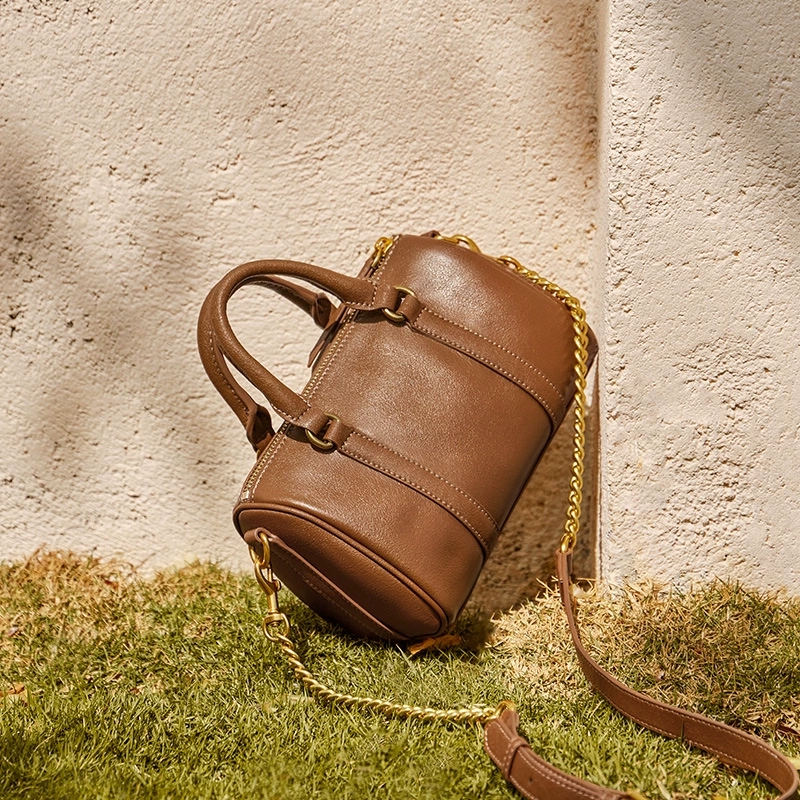 DEEPKEE 新款頭層牛皮手提包 0932 號