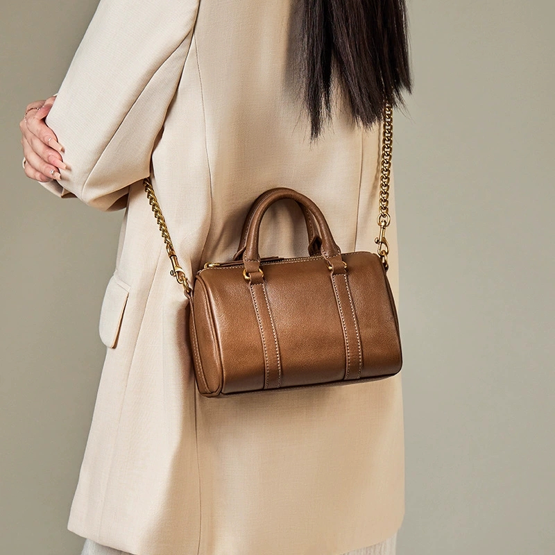 DEEPKEE 新款頭層牛皮手提包 0932 號