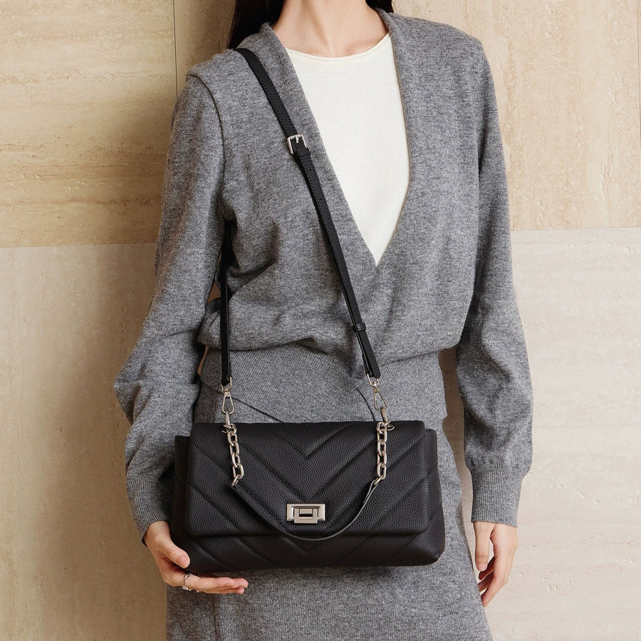 DEEPKEE シャネル真皮單肩包斜挎包女包 3169 號