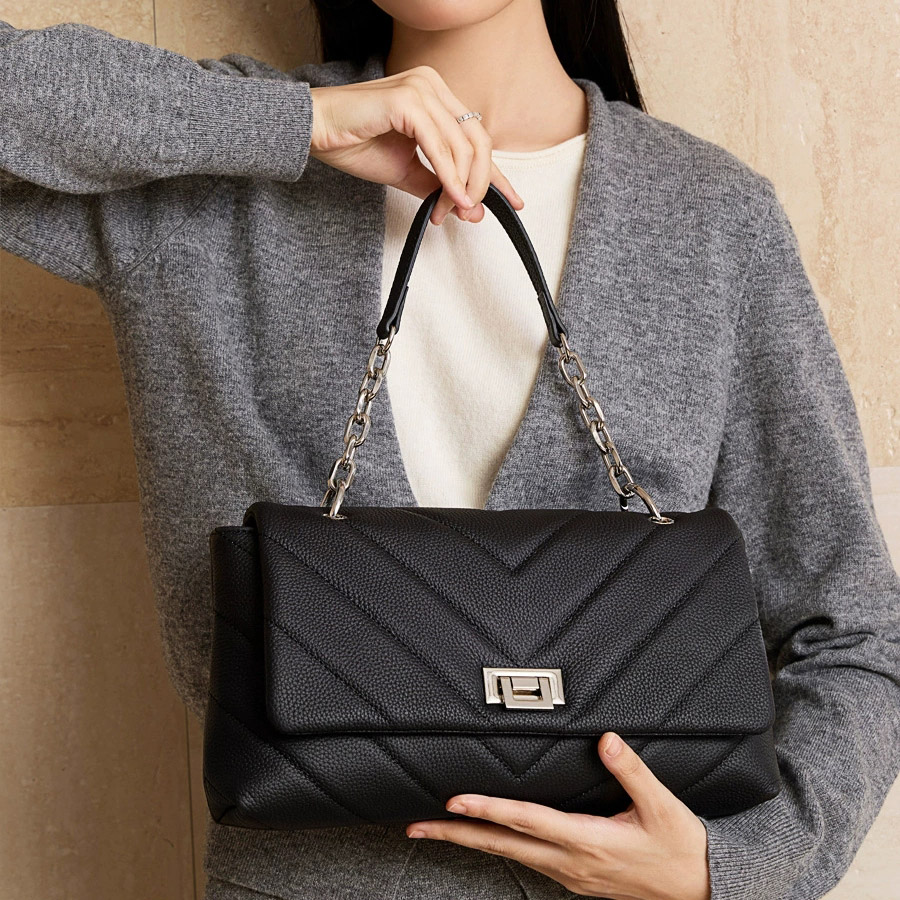 DEEPKEE シャネル真皮單肩包斜挎包女包 3169 號