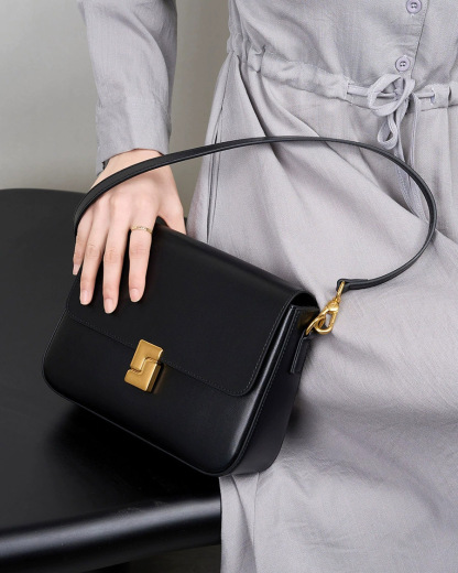 DEEPKEE 真皮單肩豆腐包小方包 2621 號