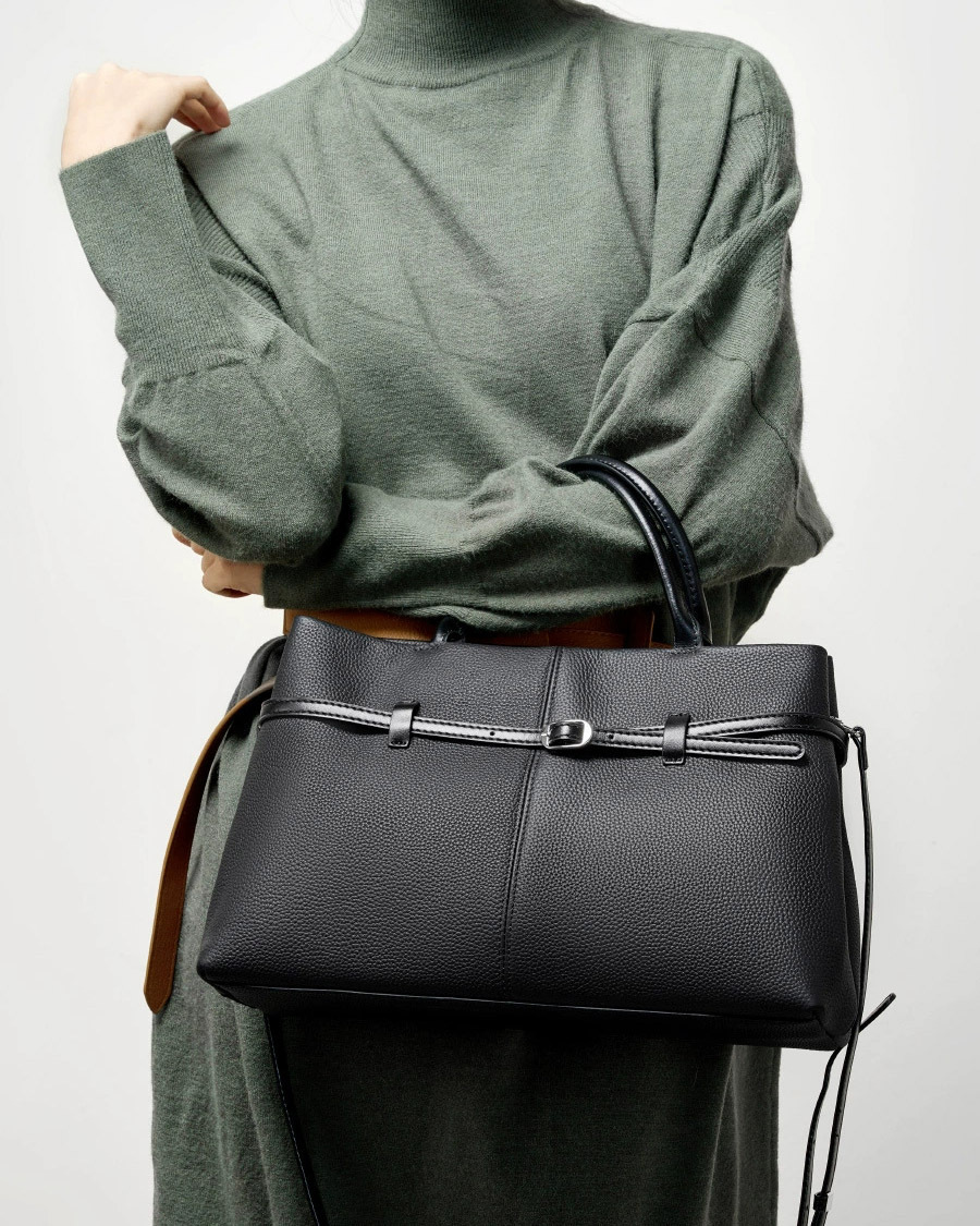 DEEPKEE 大容量真皮手提包 2953 號