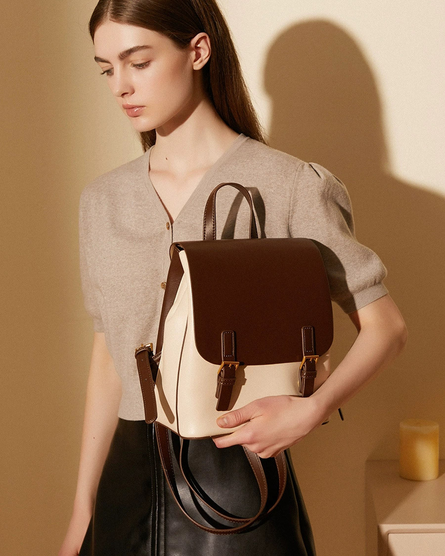 DEEPKEE 新款雙肩包 簡約大容量旅行背包 2287 號