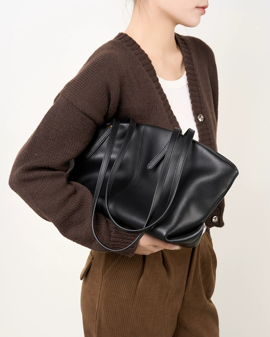 DEEPKEE 真皮休閒單肩手提大容量托特包 2567 號