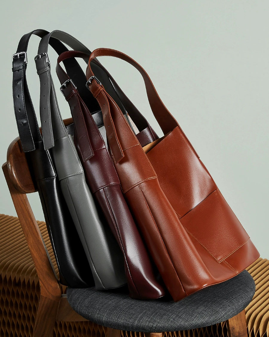 DEEPKEE 頭層植鞣牛皮大包 真皮托特包 單肩手提包 3229 號