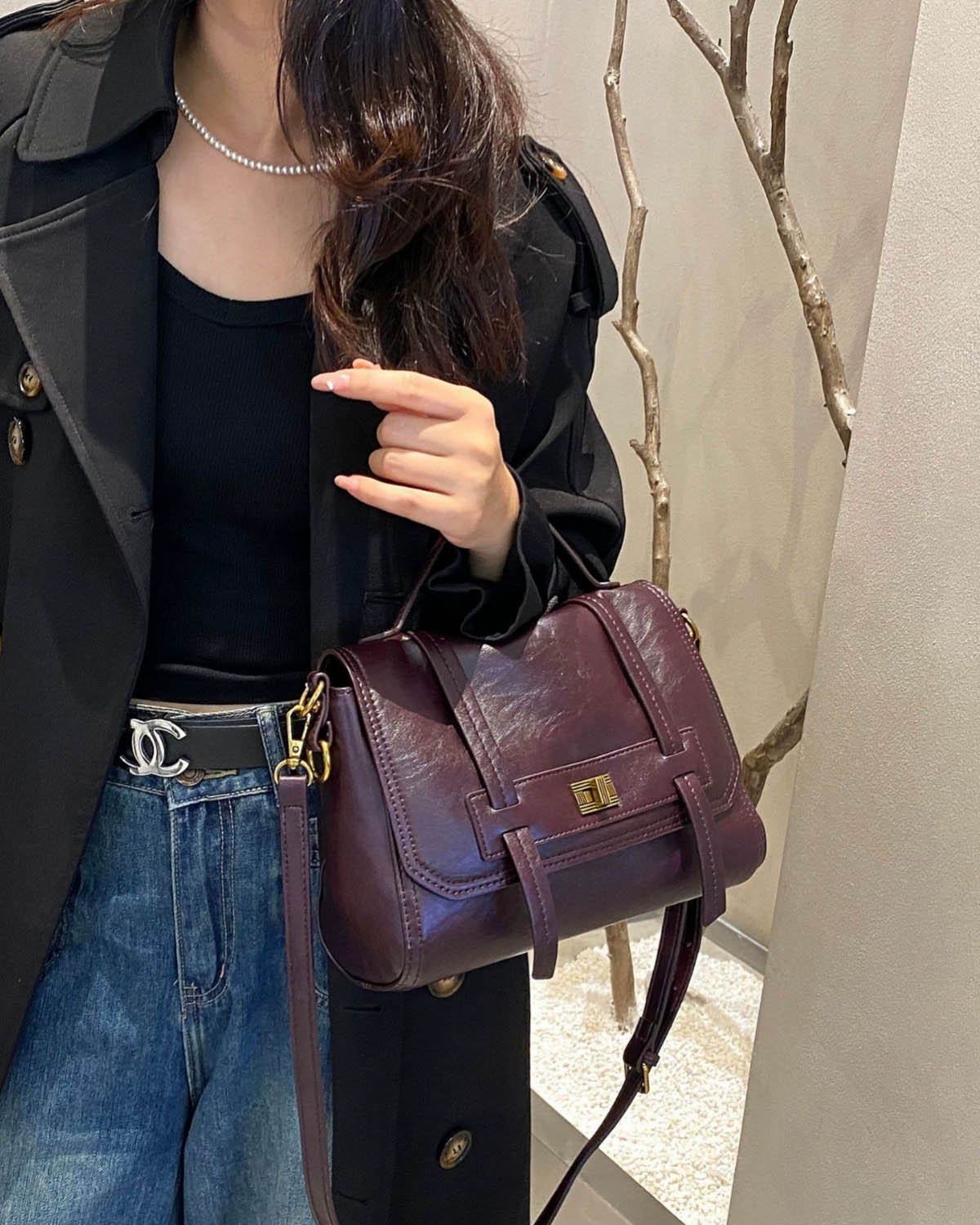 DEEPKEE 新款信封包 文藝休閒大容量單肩包 88289 號