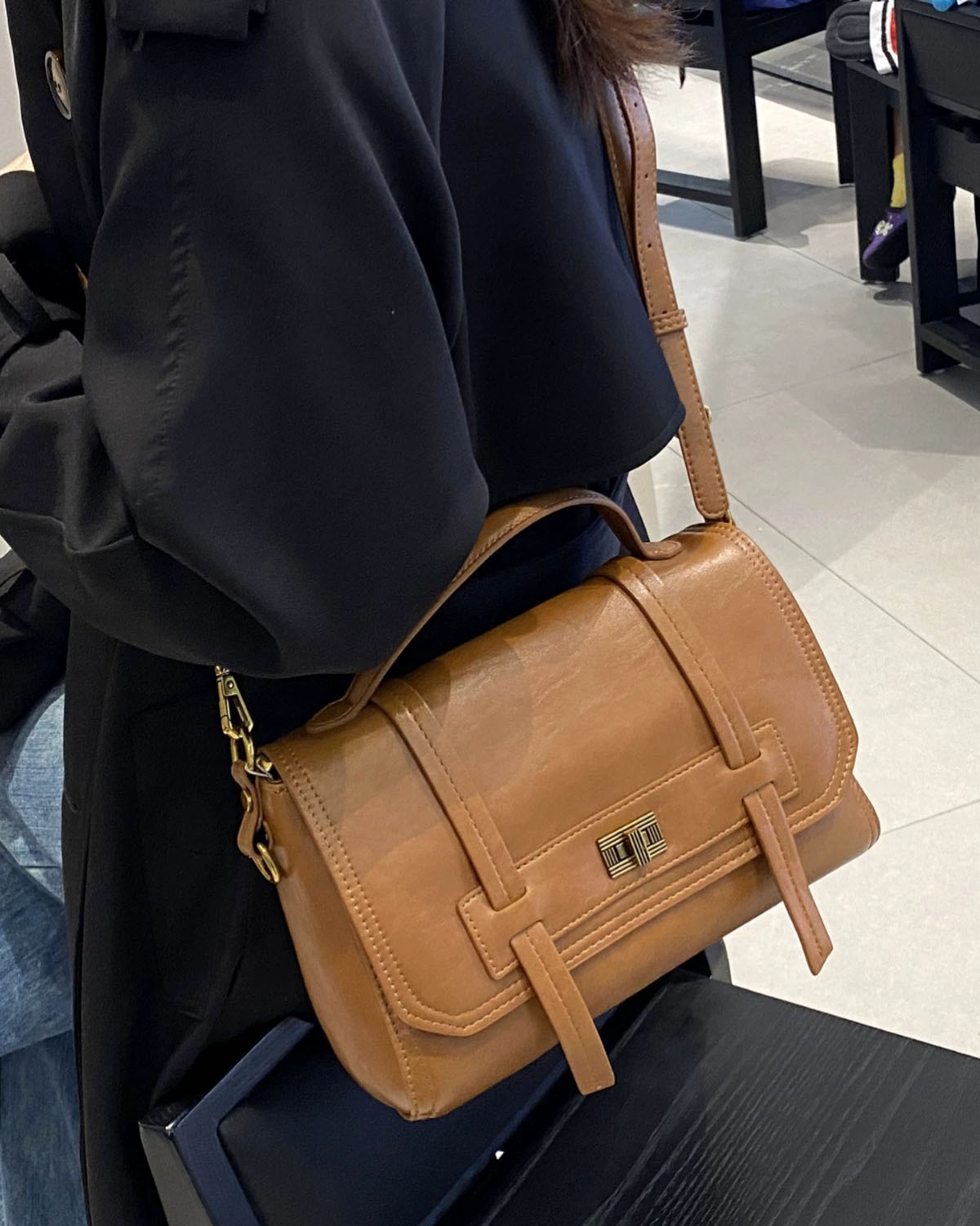 DEEPKEE 新款信封包 文藝休閒大容量單肩包 88289 號