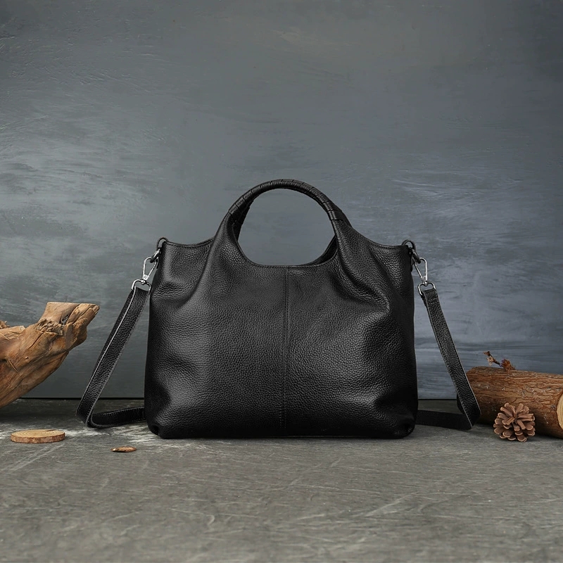 DEEPKEE 復古頭層牛皮大容量女包 1122 號