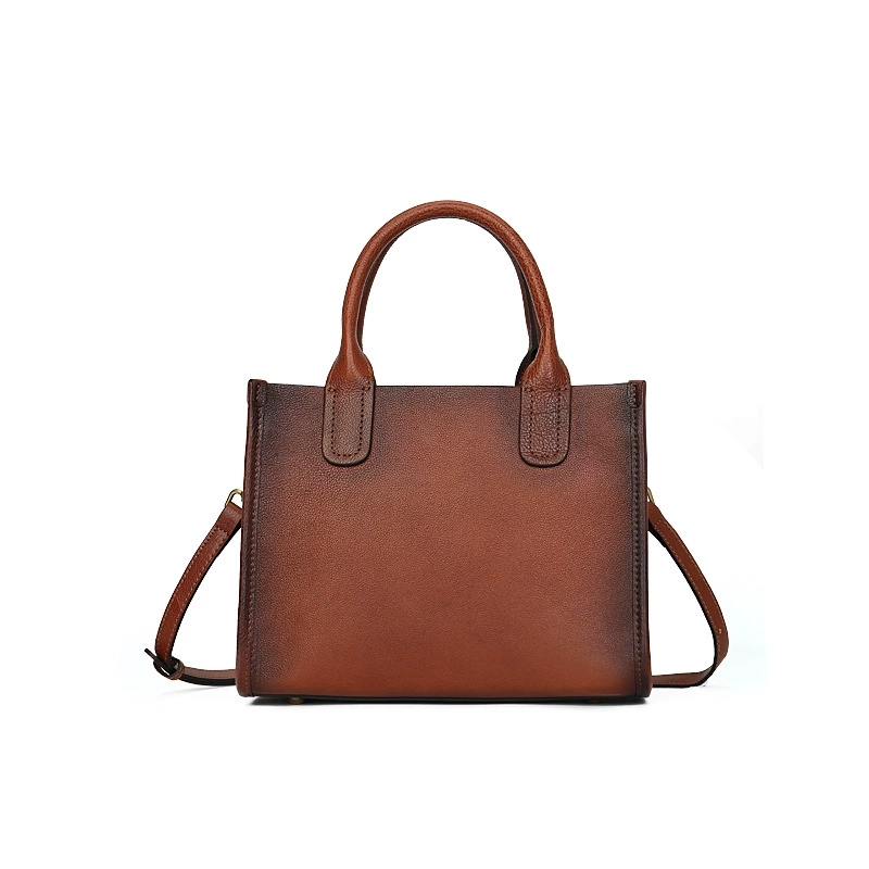 DEEPKEE 真皮女包新款復古大容量休閒通勤托特包 S1145 號