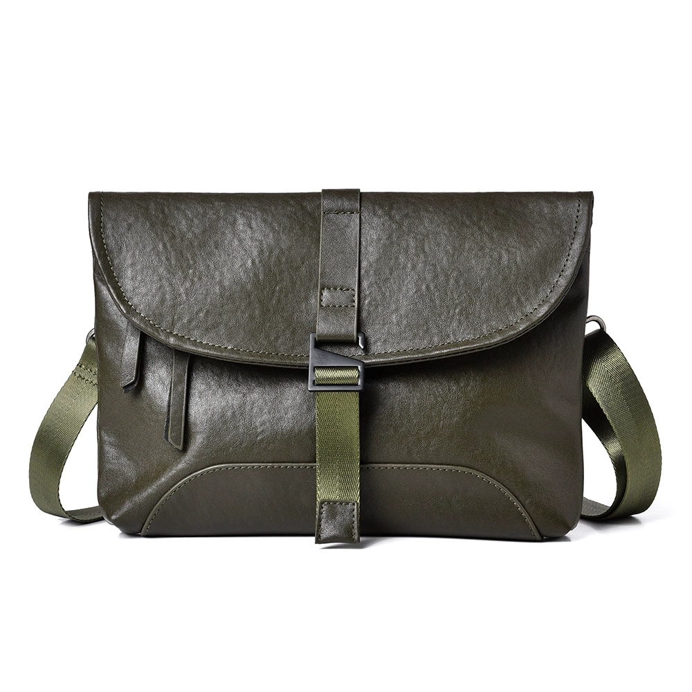 DEEPKEE 男士斜挎包 真皮防水休閒男包 9027 號