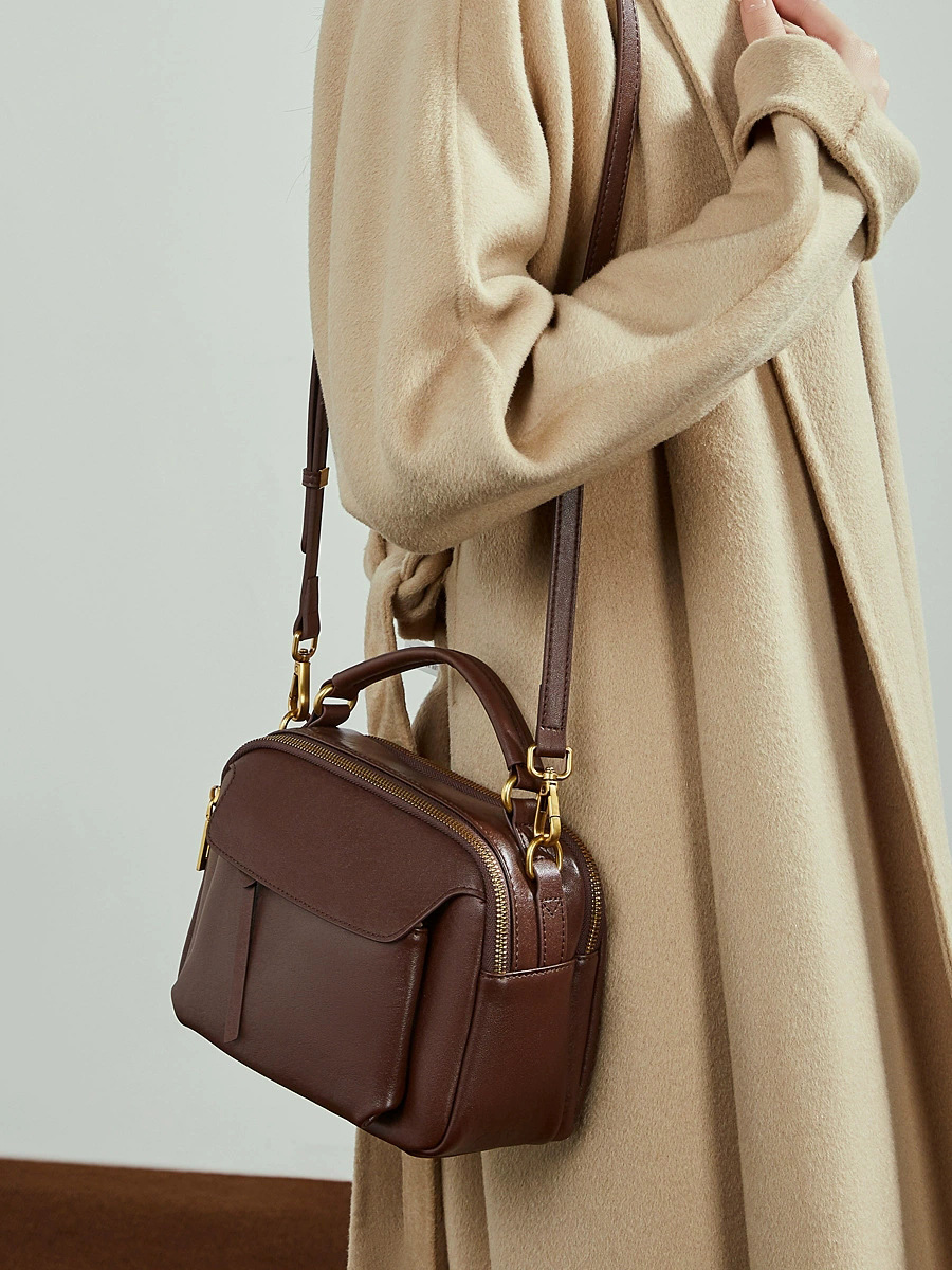 DEEPKEE 真皮時尚復古波士頓包 女款 3269 號