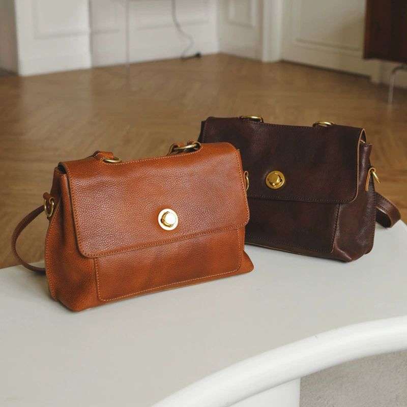 DEEPKEE 新款輕奢女包 質感小眾復古 高級感百搭單肩斜挎包 6001 號