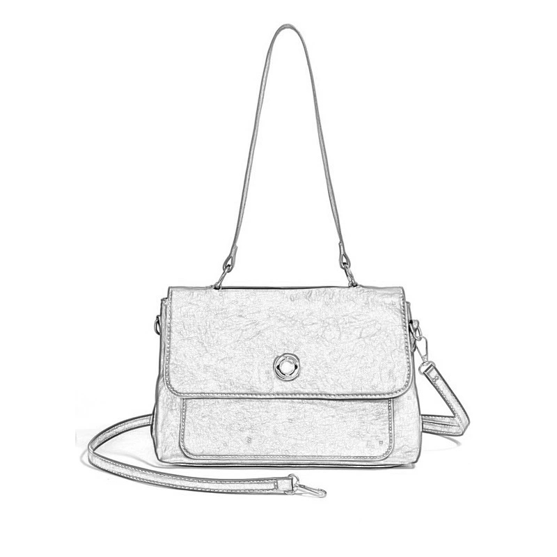 DEEPKEE 新款輕奢女包 質感小眾復古 高級感百搭單肩斜挎包 6001 號